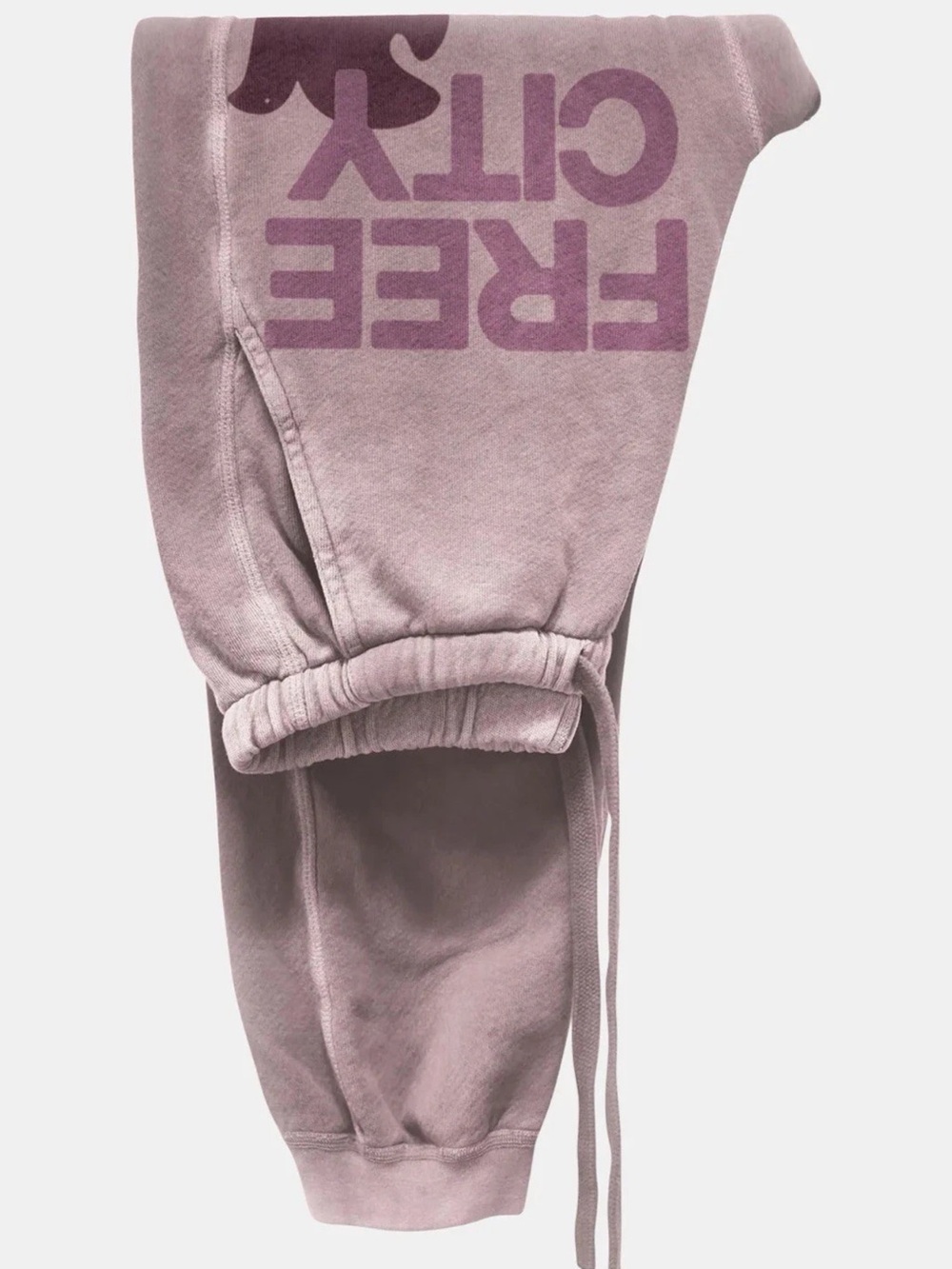 FREECITY Large Sunfades Pocket Sweatpants-Blush XS $298